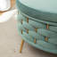 Repose-pieds rond avec rangement Cristen-567905238