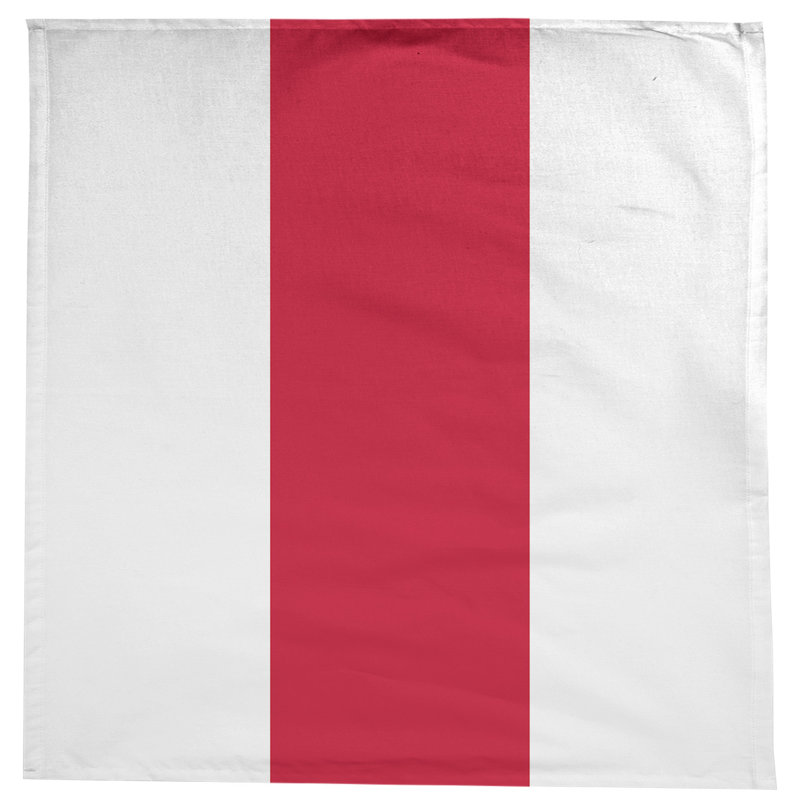 Nappe Clemson, Oiseau de l'Iowa - blanc / rouge / blanc