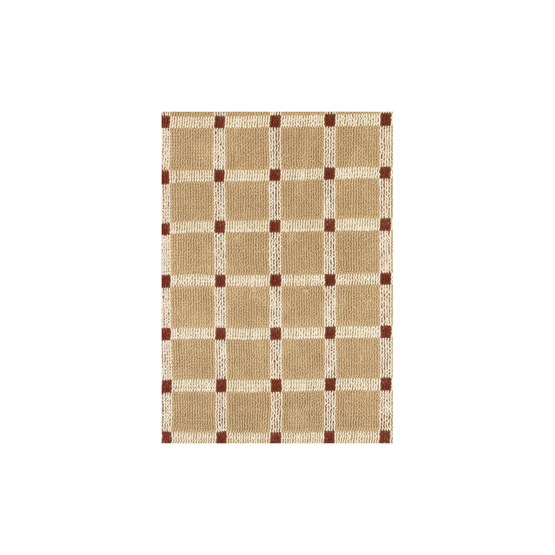 Tapis brun / rouge Lee-Abele, Rectangle 5 pi x 7 pi 6 po