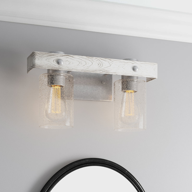 Luminaire de salle de bain à intensité variable Kingsley, Galvanisé