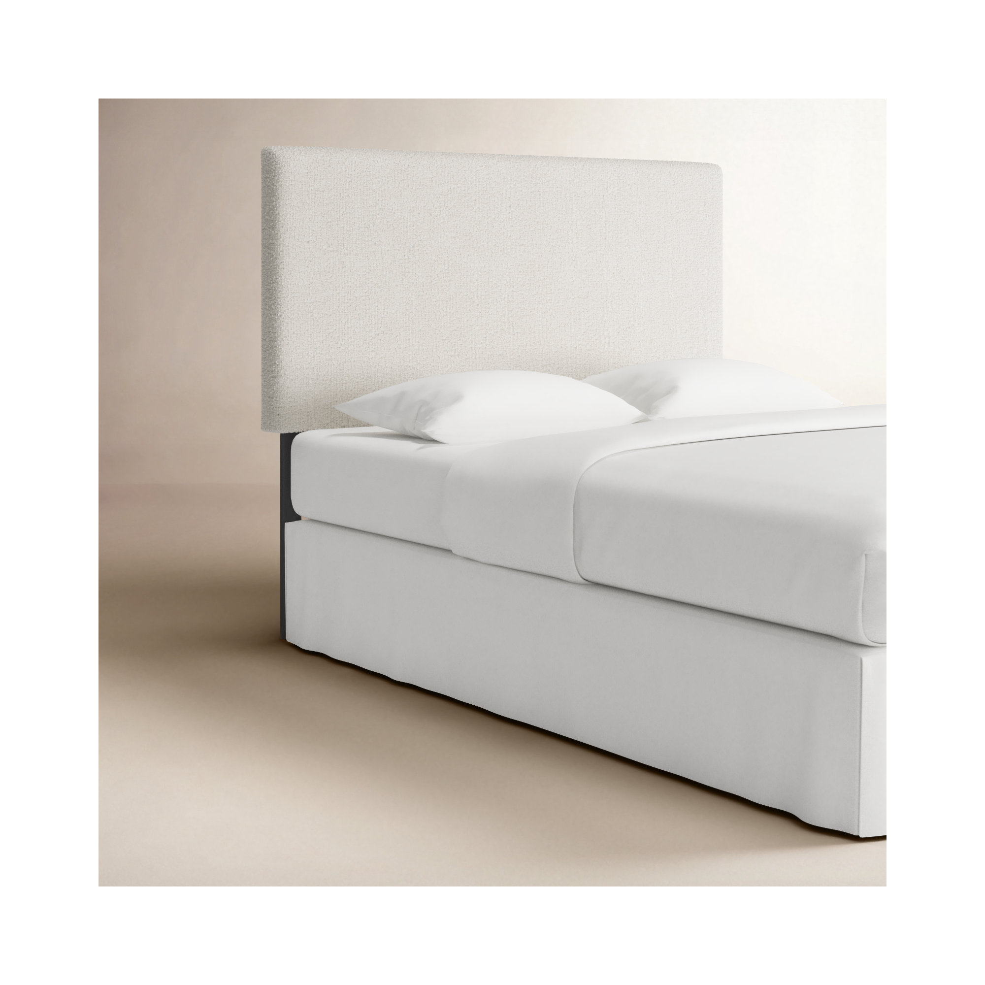 Eisley Upholstered Headboard, Classic Snow Boucle, Full