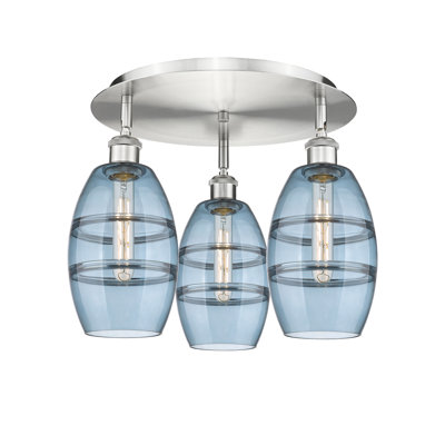 Dundrod Glass Flush Mount