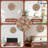 Colorful Mosaic Clock With Wooden Numbers
