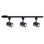 Charge 8010 Led 5-Color Temperature Selectable 3 Light Track Kit, Black