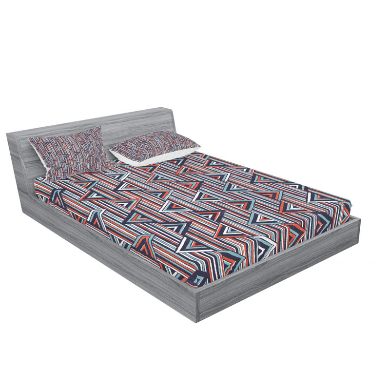 Microfiber Geometric Sheet Set