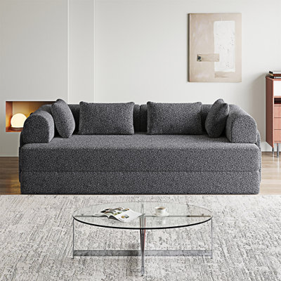 Convertible Sleeper Sofa Bed With Pillow