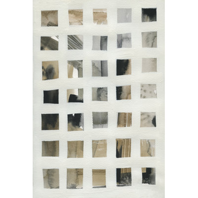 «Ernal Grid Of Grit I» sur toile par Grace Popp