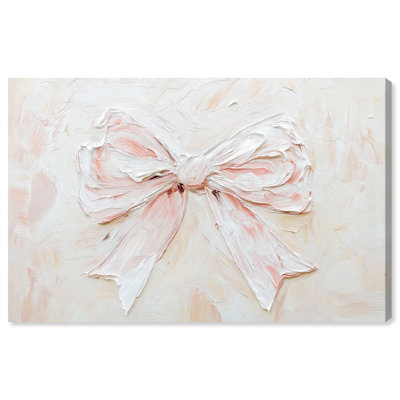 Relief Ribbons Canvas Fashion Wall Art