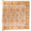 Tapis unique beige / rouille 10 pi x 14 pi 7 po années 1990
