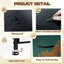 Commode pour chambre à coucher avec 4 tiroirs de rangement Serene Lakeside Scène Autumn Tree Heron Bateau Pagode Silhouette Commodes au coucher du soleil Commode en acier avec cadre en placard pour vestibule
