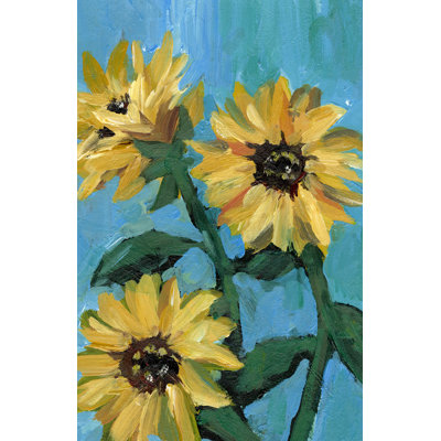 Yellow Flowers - Painting Print