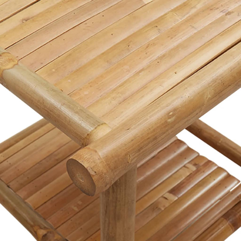 Rectangular Solid Wood Outdoor Coffee Table , 17.7 " W 17.7 " D