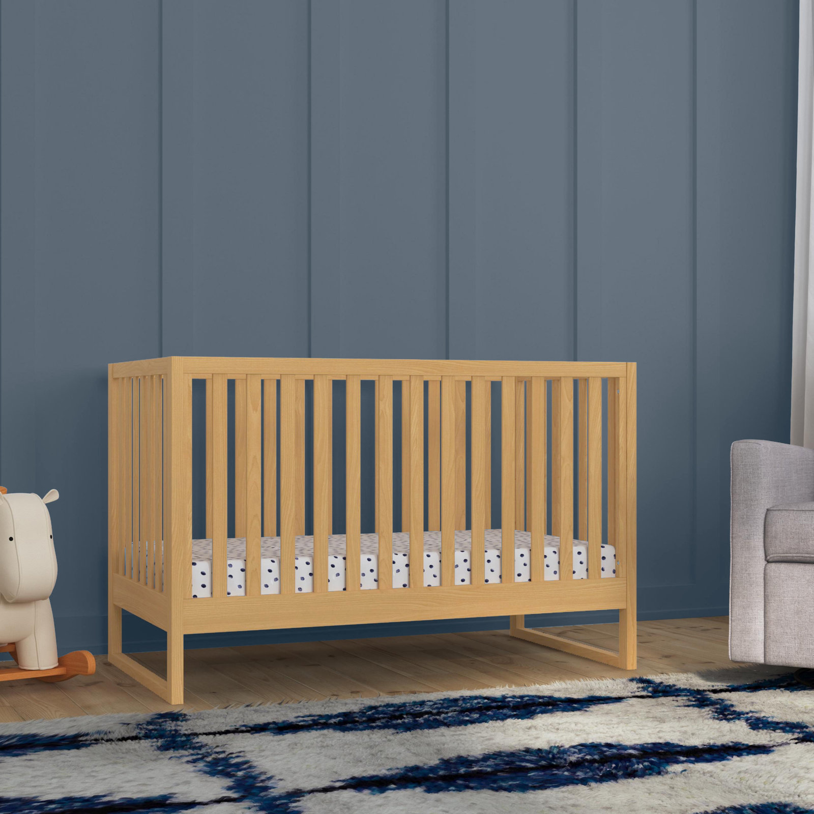 Hunter Pine 3-in-1 Convertible Crib, Honey