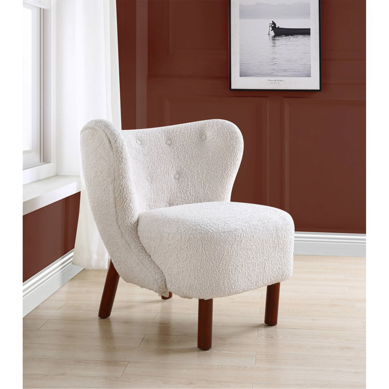 Fauteuil d'appoint en sherpa Teddy