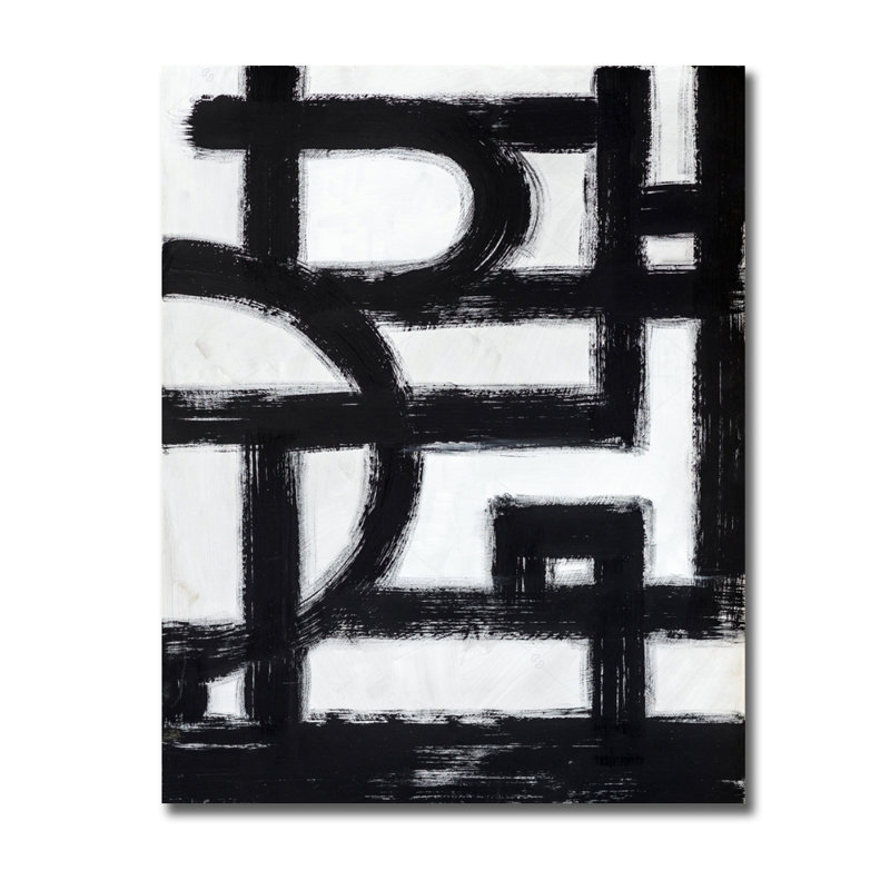 Broken Lines - Impression sans cadre, H 16 po x l 20 po x P 1,5 po, Toile
