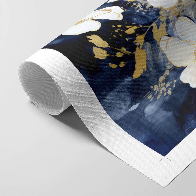 FLORAL Series CCCCL XXVII - Impression sur toile seulement - NON CADRE, H 18 po x l 12 po