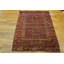 Tapis tribal rouge à motif géométrique Hatchli