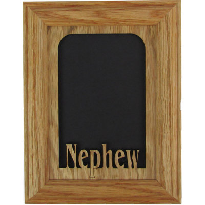 Oak Solid Wood Picture Frame with Mat