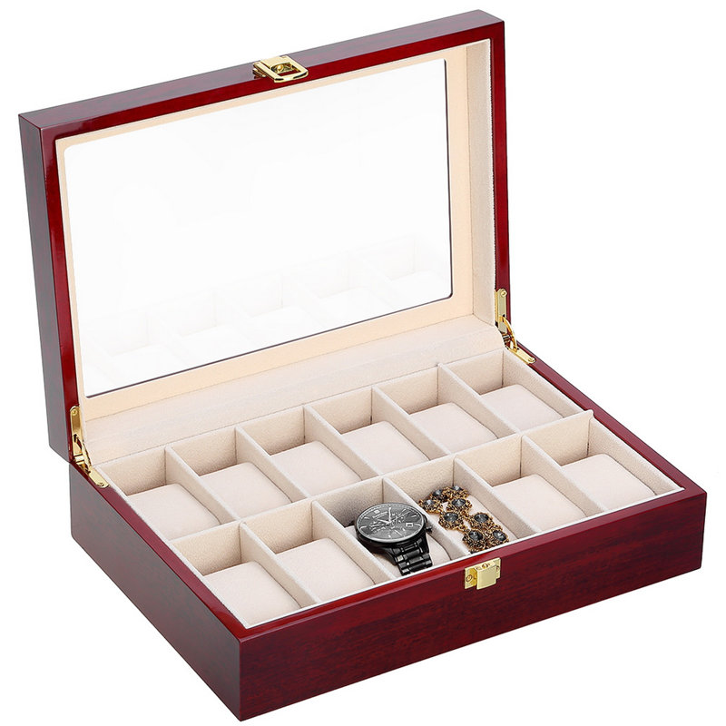 12 Slots Watch Box