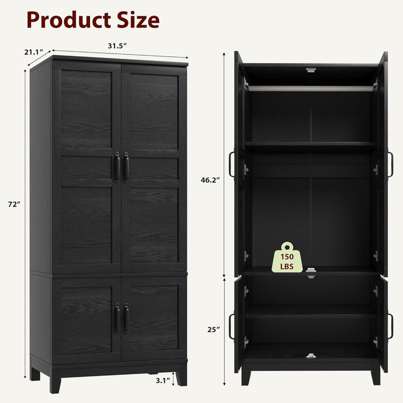Armoire-penderie Modern Modern