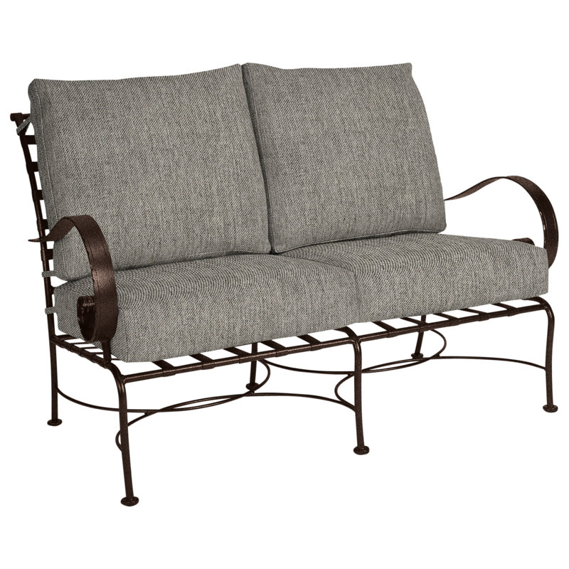 Classico Outdoor 2 - Seat Loveseat, Copper Creek, Flagship Stone Sunbrella®