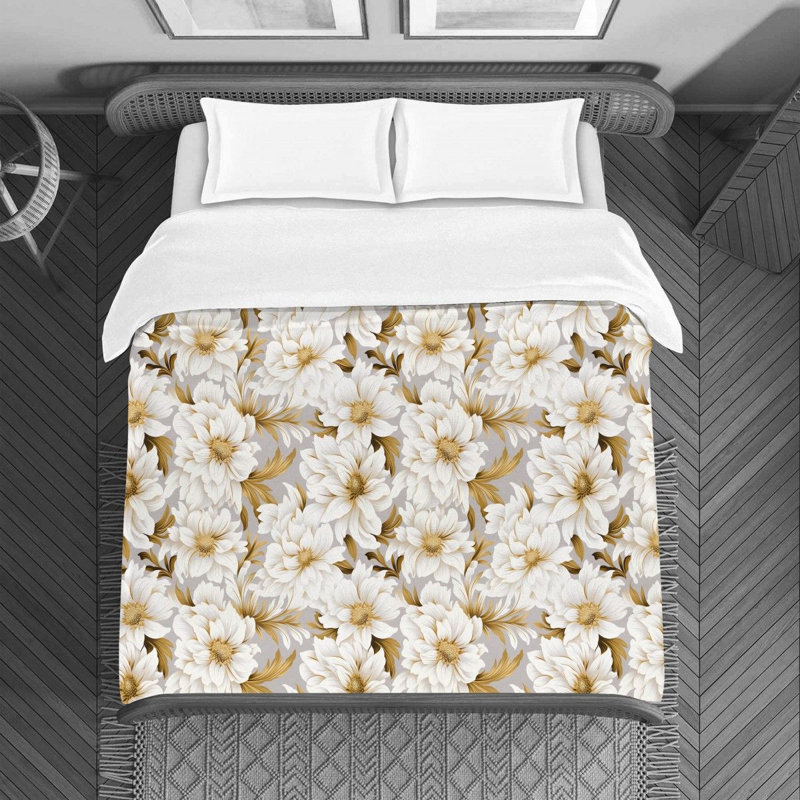 Housse de couette Floral, Housse de couette simple