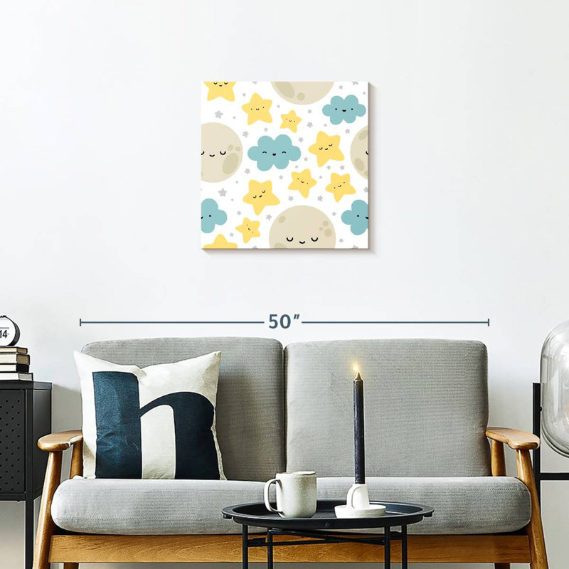 Ashelle Cartoon Night Sky, 20" H x 20" W