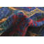 Tapis d’intérieur en laine 4 pi 1 po x 6 pi 1 po main one-of-kind-noué la 2010 shalimar blue Céline