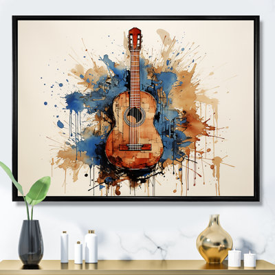 Earthy Brown, guitare mélodique - musique sur toile