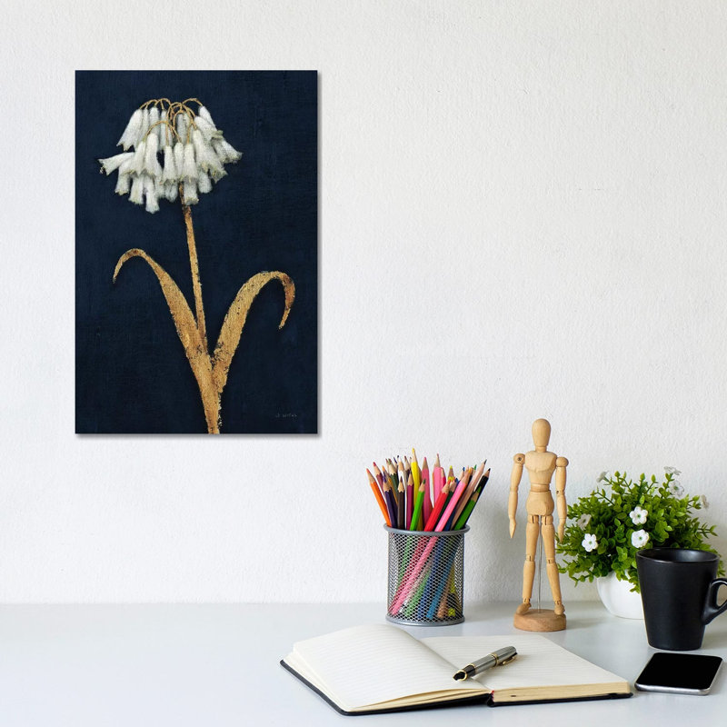 Shimmering Summer II Indigo Crop by James Wiens - Wrapped Canvas Print, 20.32 cm H x 30.48 cm W