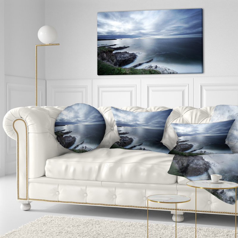 Coussin Seascape, Rectangulaire, 12 po x 20 po