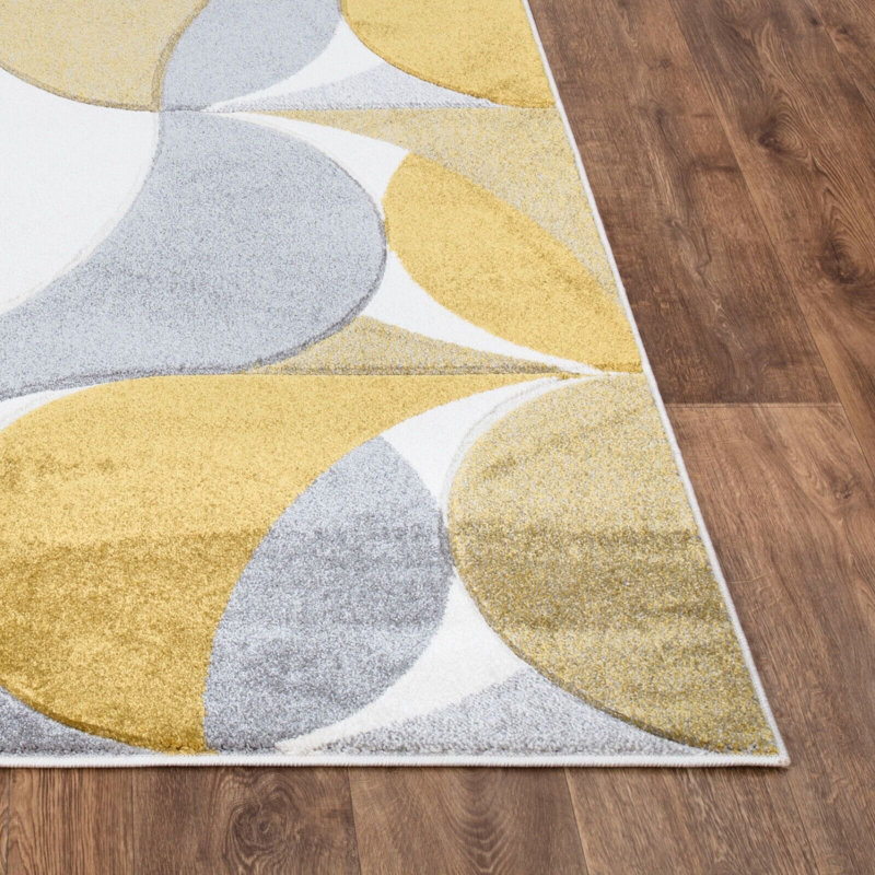 Akeema Abstract Area Rug, Rectangle 120 x 170cm 
