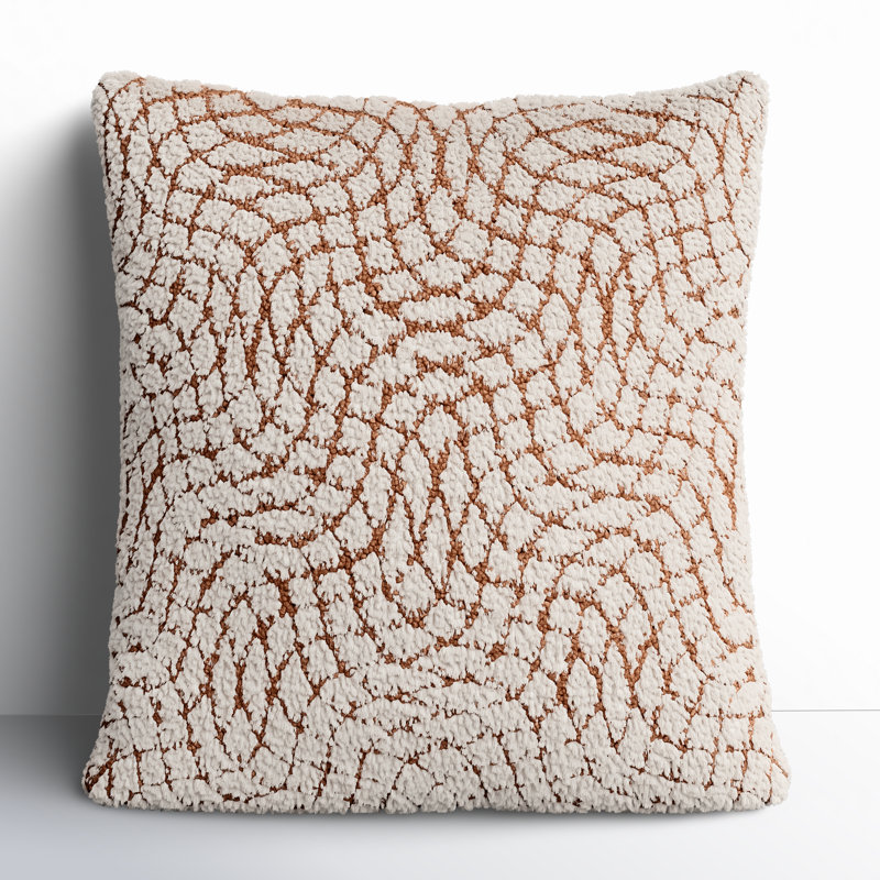 Sabana Square 100% Cotton Pillow Cover & Insert, 20" x 20", Down Fill