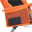 Chaise de camping pliante réglable à 5 positions avec repose-pieds, chaise inclinable portable