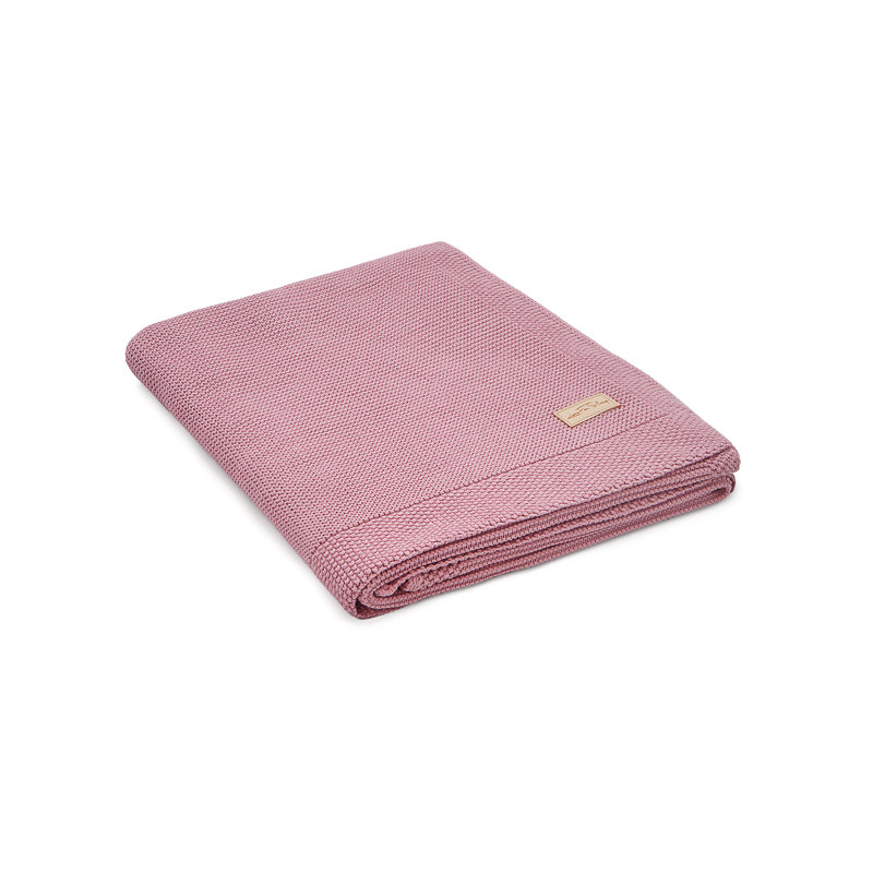 Cotton Baby Blanket, Dusty Pink