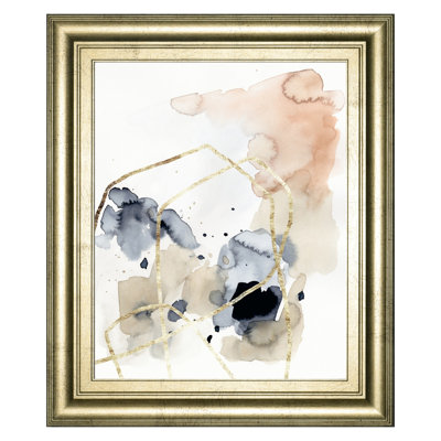 Art mural Syncopate I - 22 po x 26 po - Cadre doré