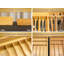 Large Expandable Kitchen Silverware Utensils Drawer Organizer, Bamboo Wood Cutlery Tray Flatware Holder