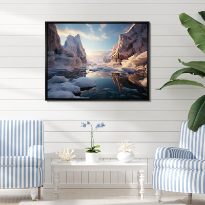 «White Iceberg», reproduction sur toile