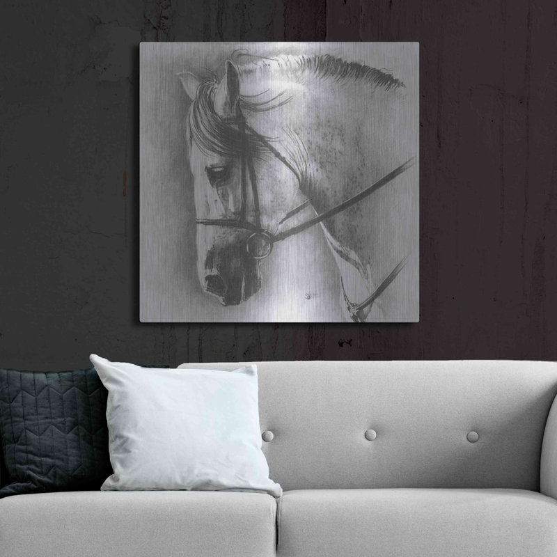 «Ethereal» par Barbara Keith sur métal, H 36 po x l 36 po