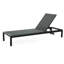 Chaises confortables près de la piscine (2) - filet respirant, rouille - aluminium, dossier réglable, portable, noir + gris 2