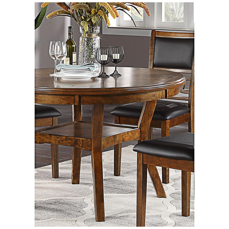 Dining Room Round Table With Shelve