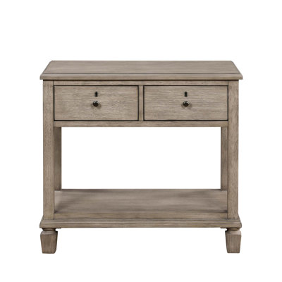 Classic Transitional Bedroom Furniture 1pc Nightstand of 2 Drawers Open Bottom Shelf