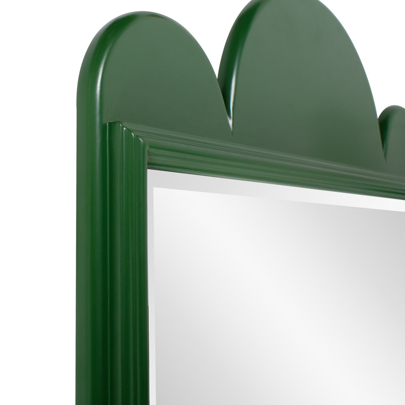 Miroir Scalloped Colony, Vert forêt