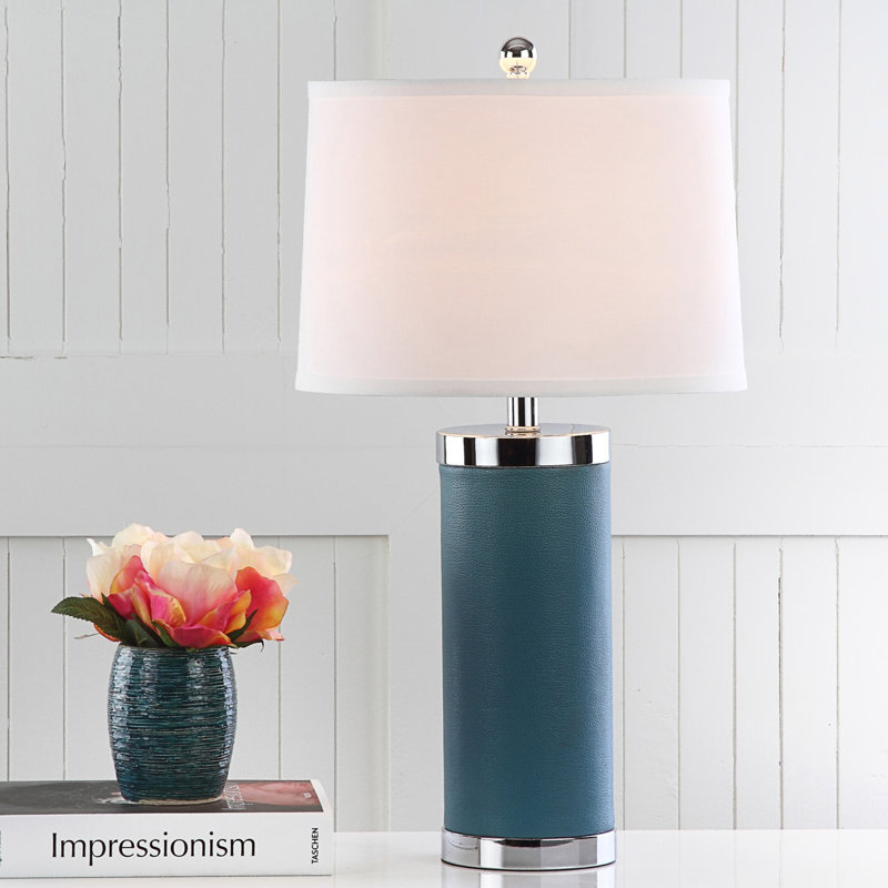 Anjonette Table Lamp, Light Blue