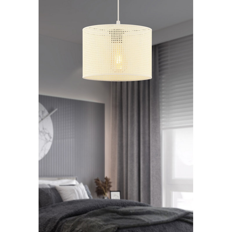 Lustre, Blanc, H 13,78 po x l 13,78 po x P 9,91 po