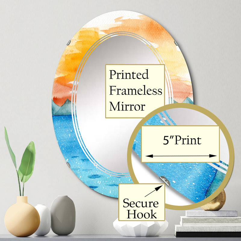 Miroir de salle de bain sans cadre, 30 po x 20 po