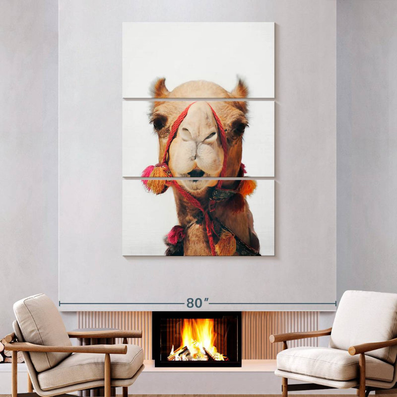Brampt Cheeky Camel, 74" H x 48" W