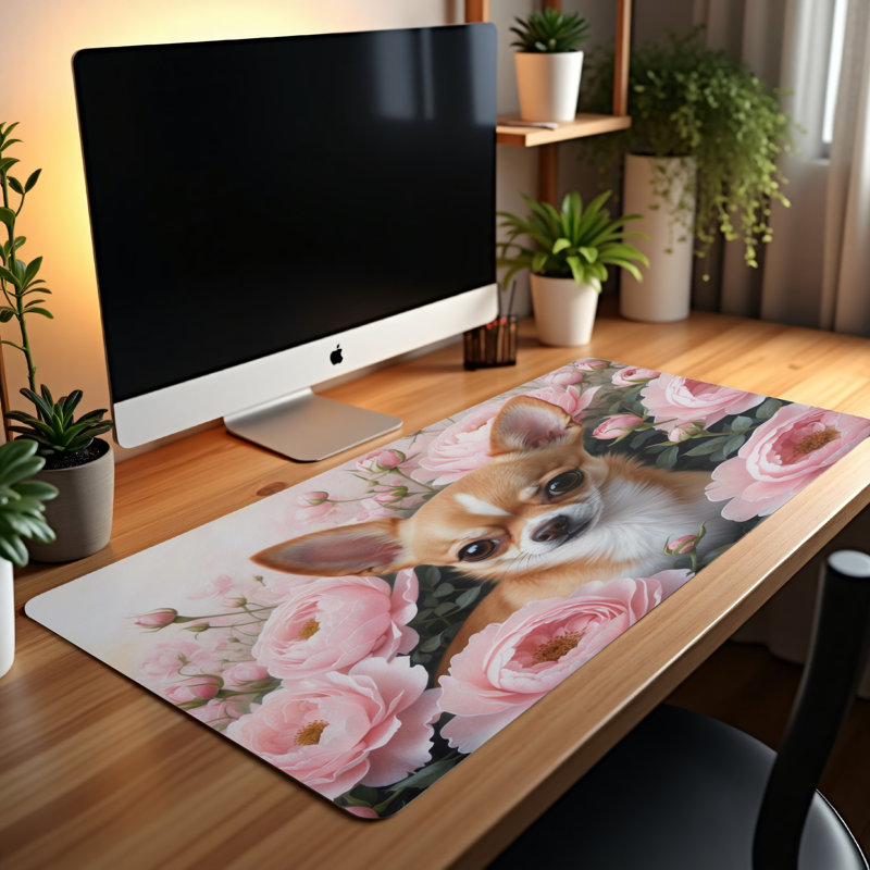 Polyester Desk Pad, 23.6x13.8