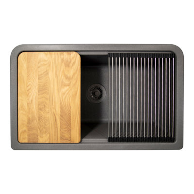 Farmhouse Apron 32.75'' L Farmhouse Single Basin Kitchen Sink