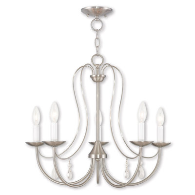 Gaiwan 5 - Light Steel Dimmable Chandelier